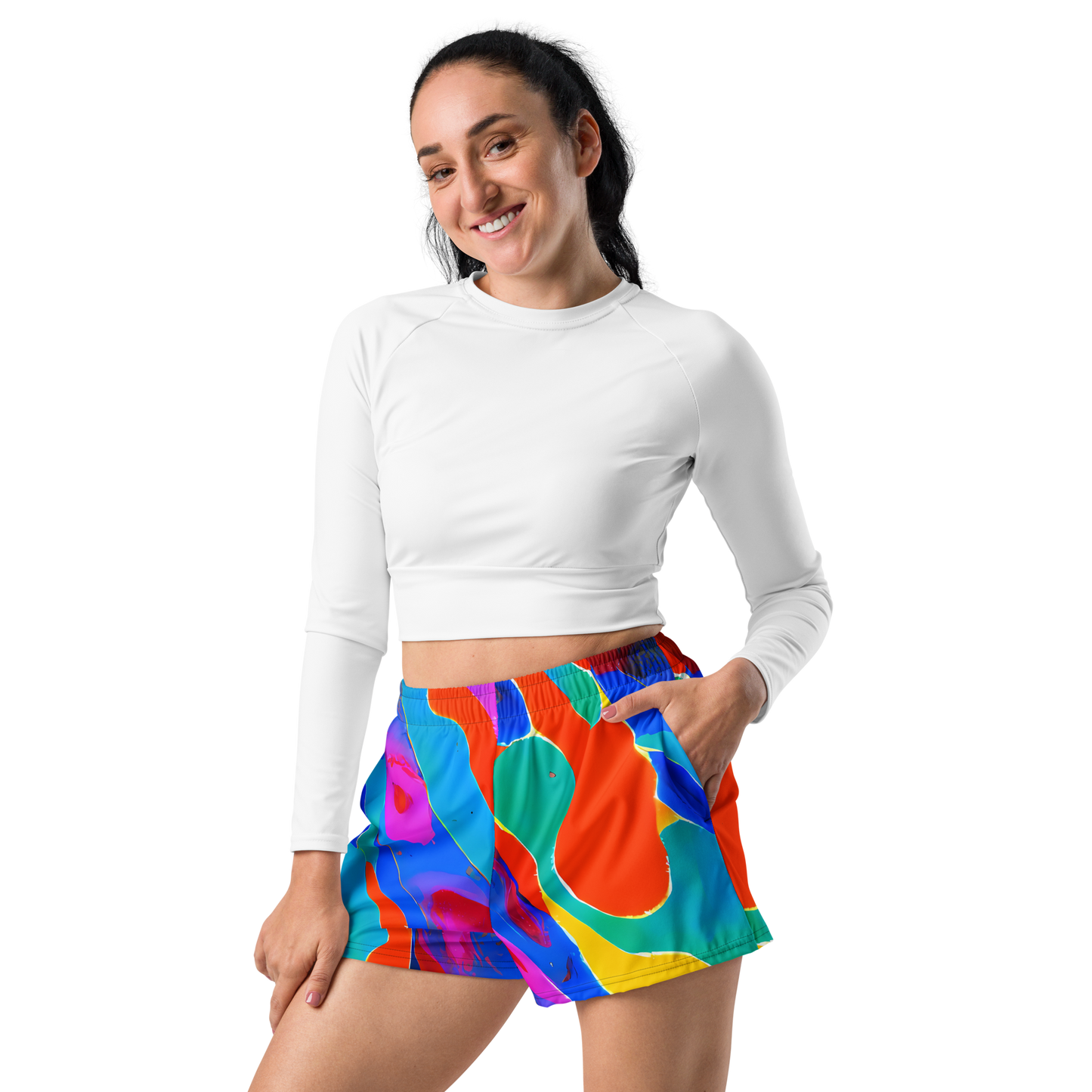 Women’s Athletic Shorts - Irvin Rhapsody