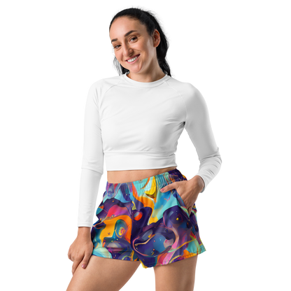 Women’s Athletic Shorts - Whimsical Fusion