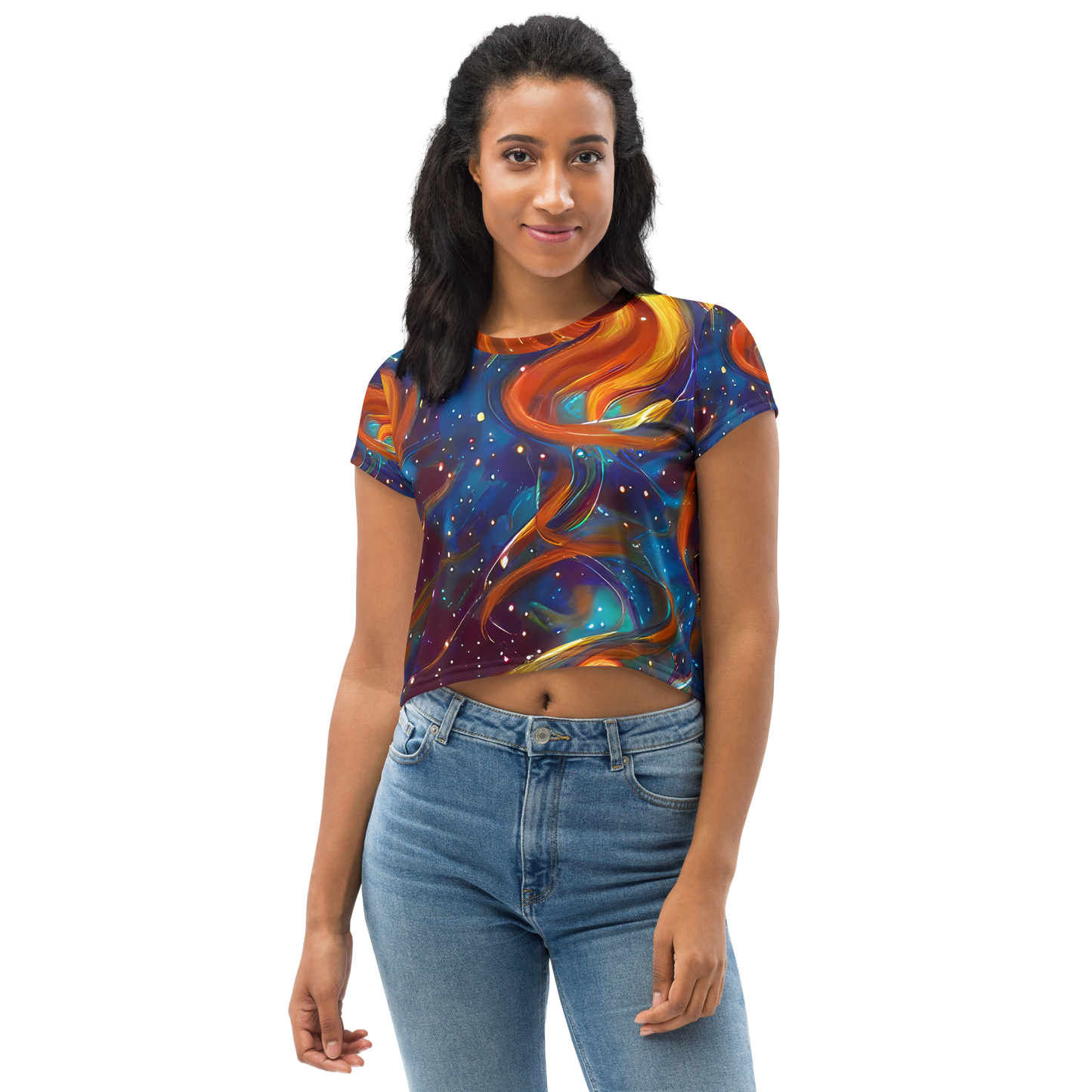 Women's Crop Tee - Perez Whirl