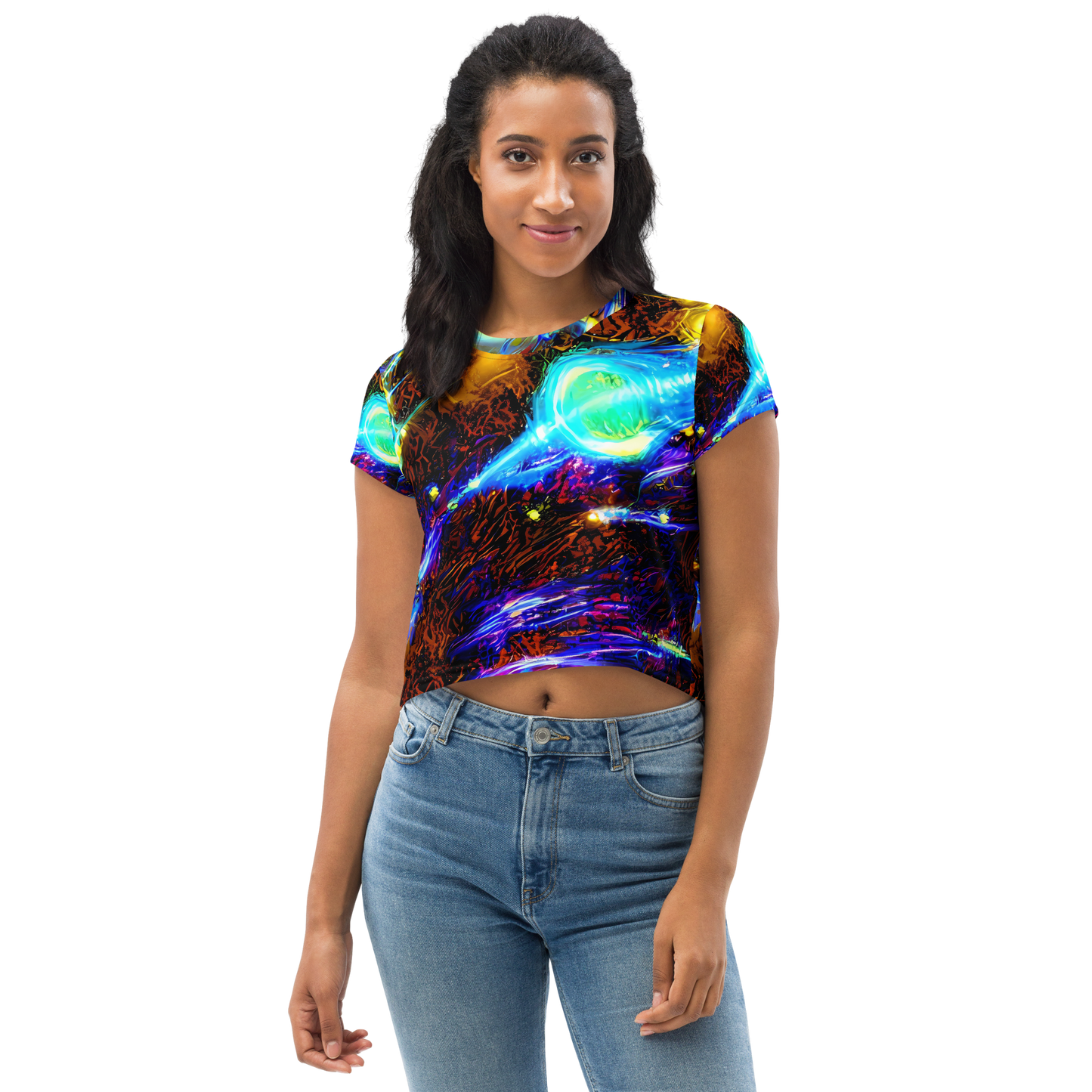 Women's Crop Tee - Neon Füssli