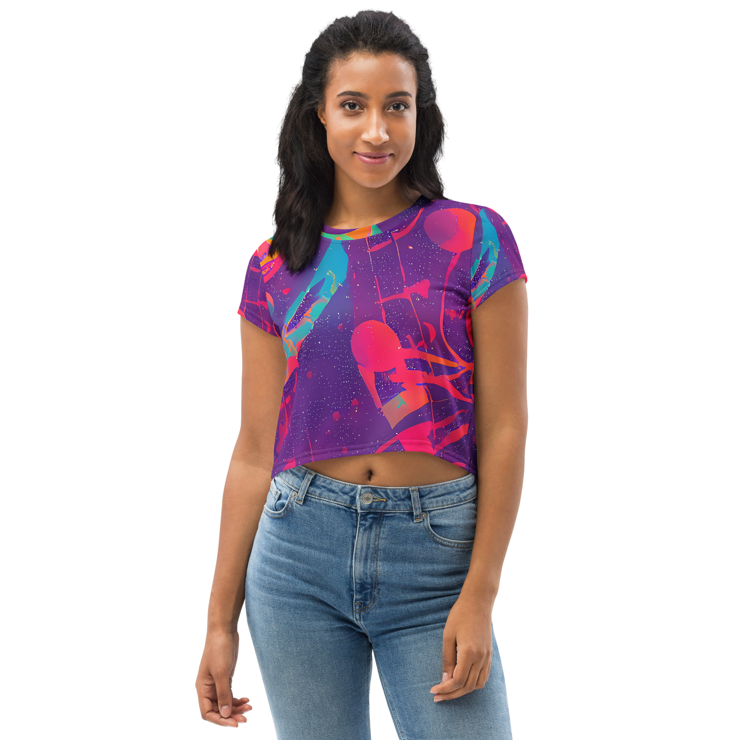 Women's Crop Tee - Spheric Rhapsody