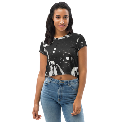 Women's Crop Tee - Galactic Vogue