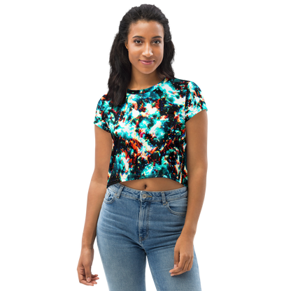 Women's Crop Tee - Whirlpool Dream