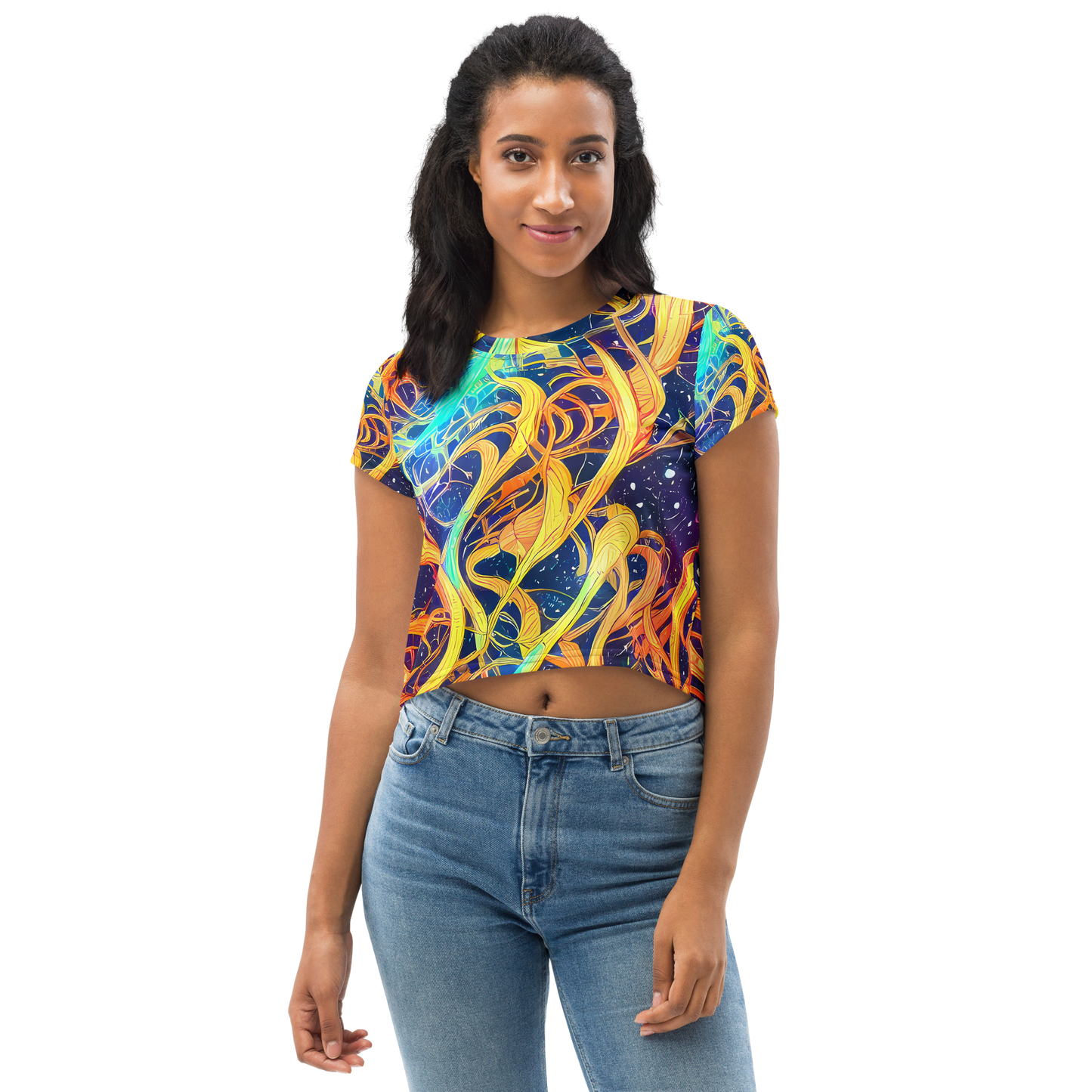 Women's Crop Tee - Granov Vortex