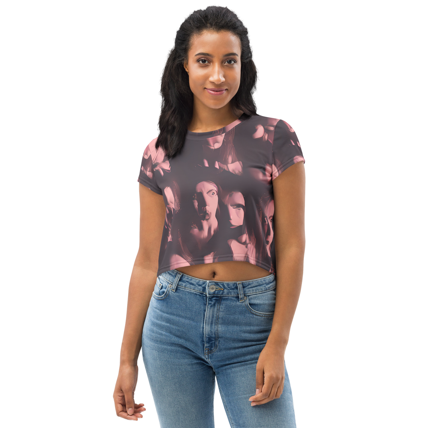 Women's Crop Tee - Portrait Whispers