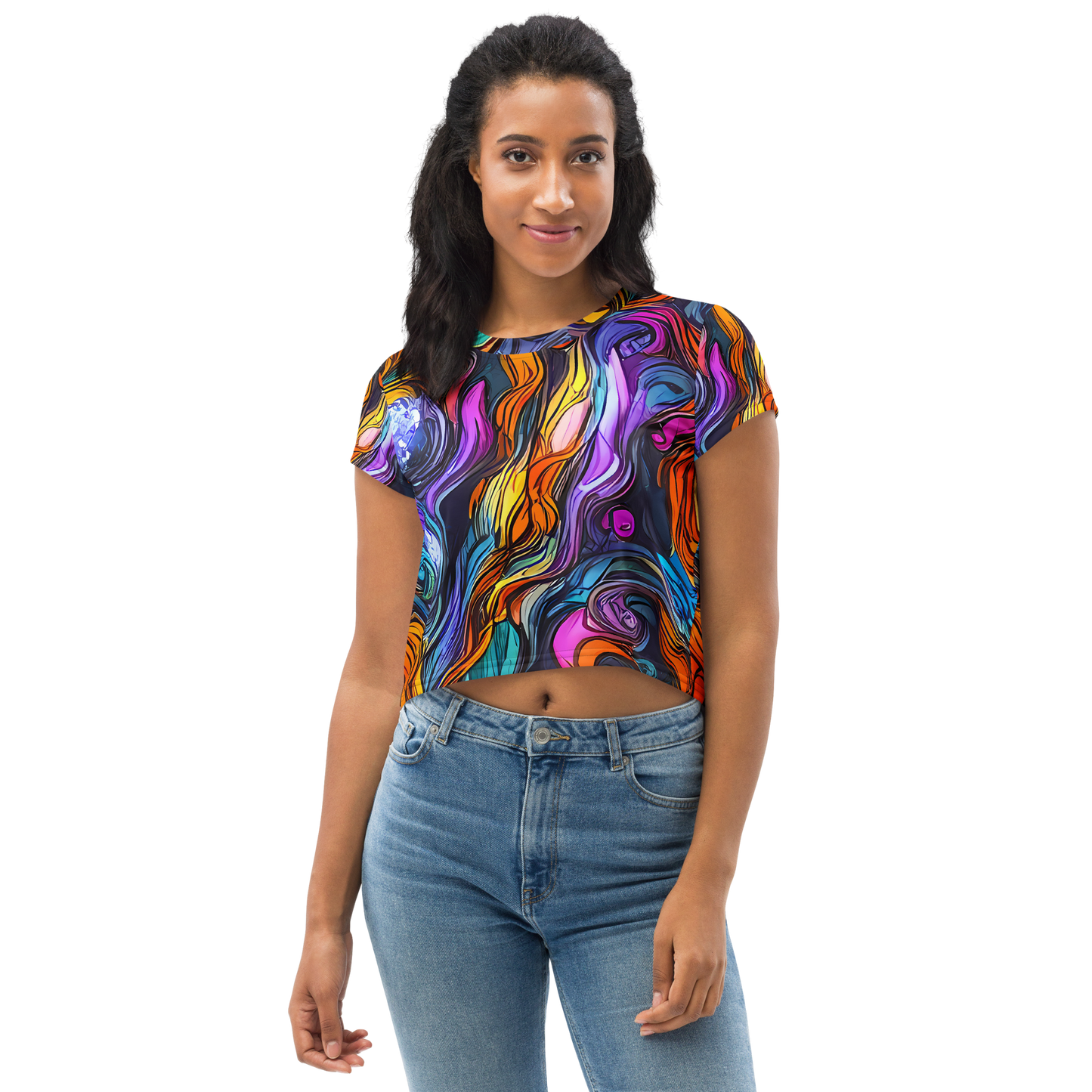 Women's Crop Tee - Guiard's Whirl