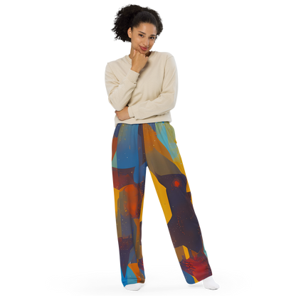 Wide-Leg Pants - Cubist Dusk