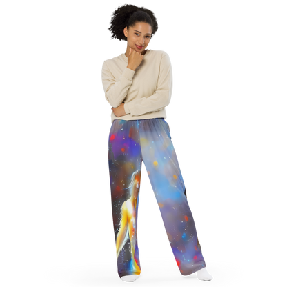 Wide-Leg Pants - Impressionist Drift