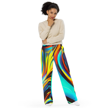 Wide-Leg Pants - Cyber Surge