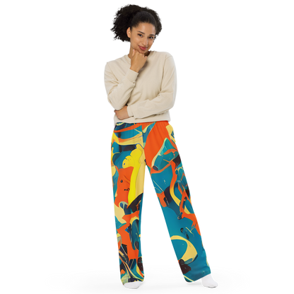 Wide-Leg Pants - Abstract Tango