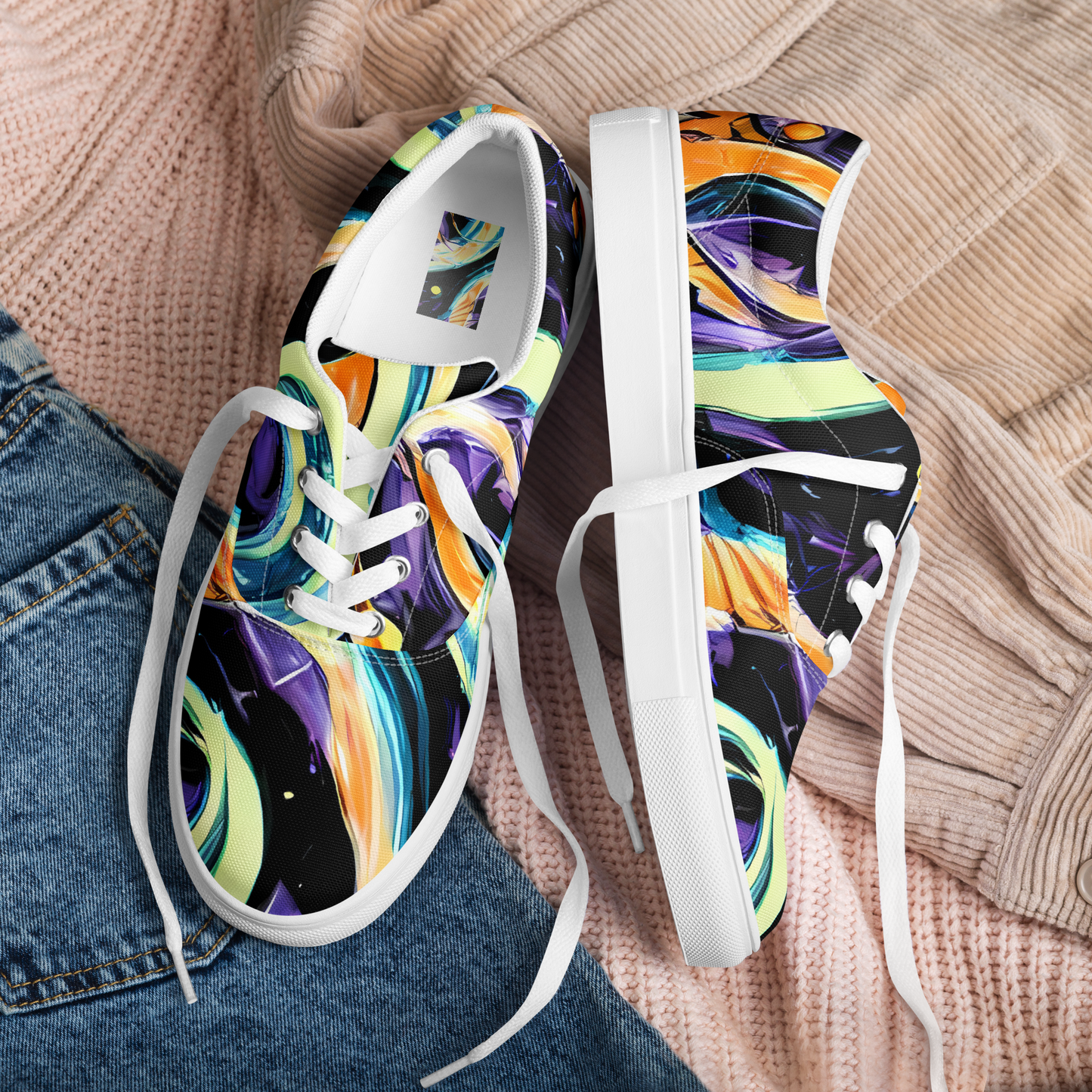 Women's Lace-Up Canvas Shoes - Dorothy's Whirl