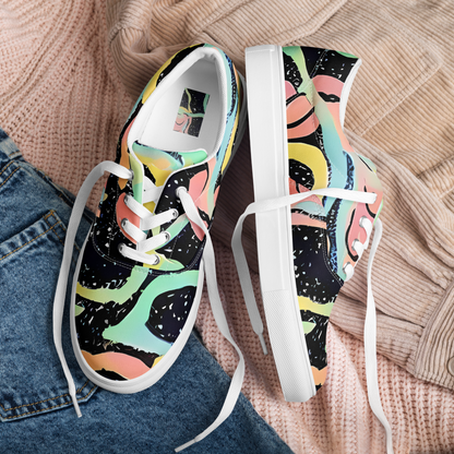 Women's Lace-Up Canvas Shoes - Mcguire Wavelength