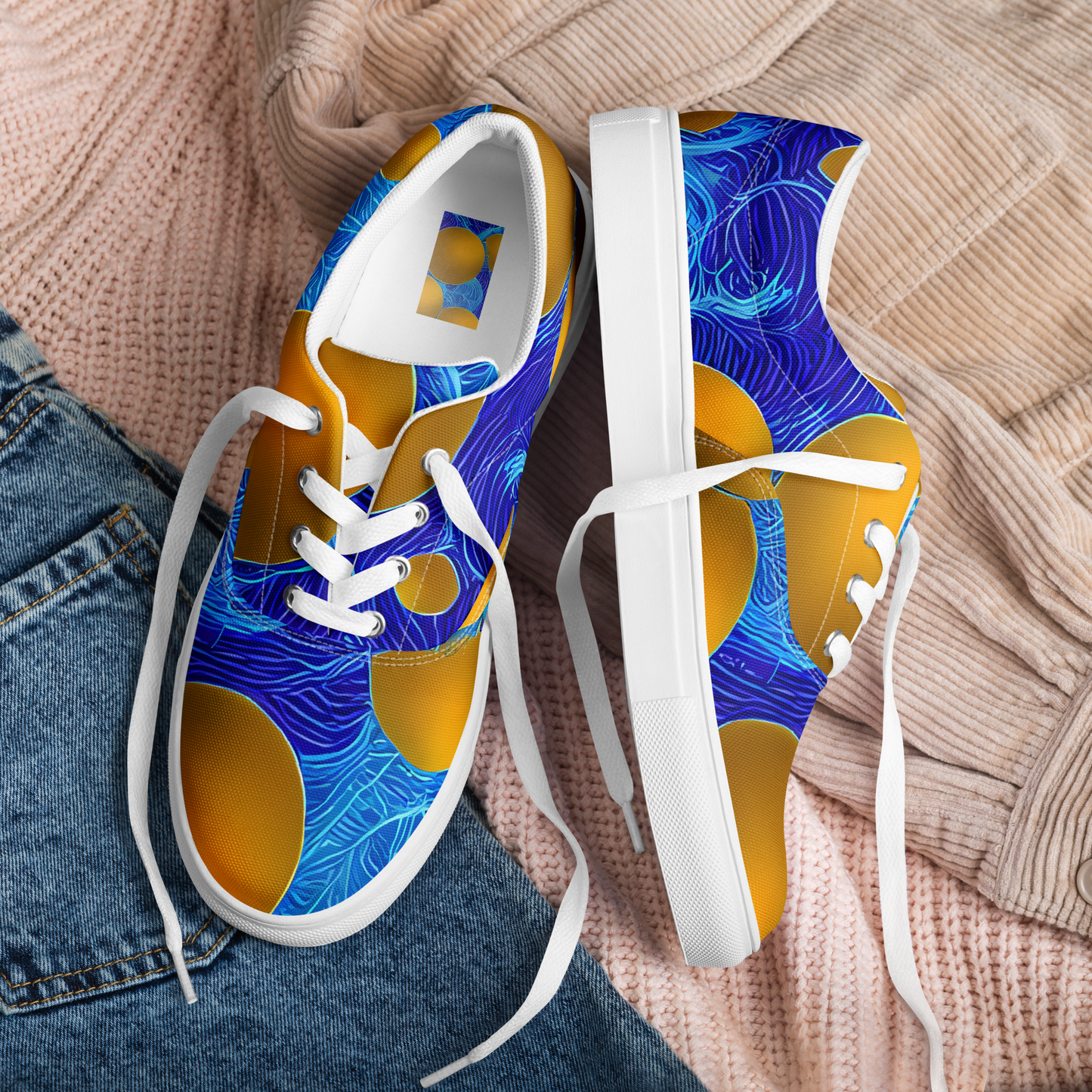 Women's Lace-Up Canvas Shoes - Remnev Reverie