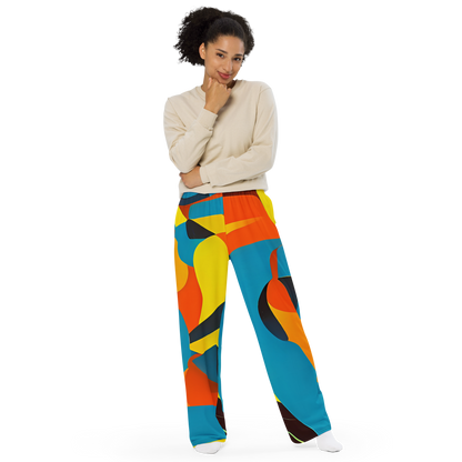 Wide-Leg Pants - Fragmented Rhapsody