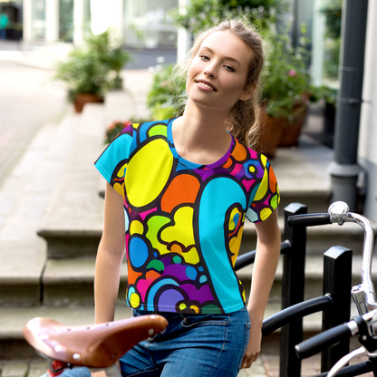 Women's Crop Tee - Pop Playland