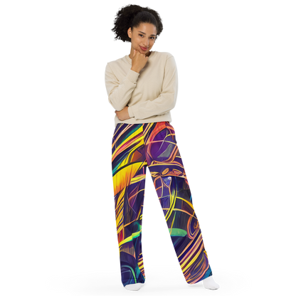 Wide-Leg Pants - Vector Rhapsody