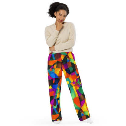 Wide-Leg Pants - Galactic Jigsaw