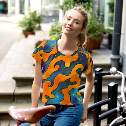 Women's Crop Tee - Criswell Cosmos