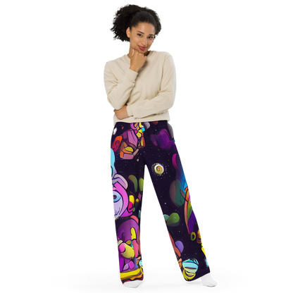 Wide-Leg Pants - Galactic Playground