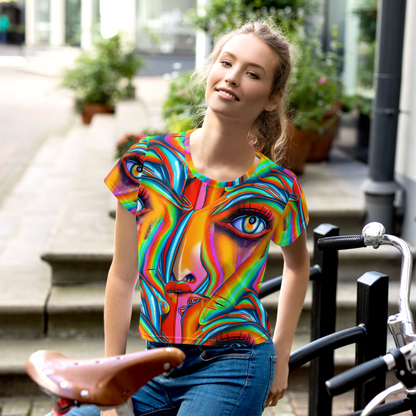 Women's Crop Tee - Kaleidovisions