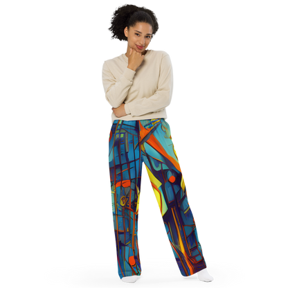 Wide-Leg Pants - Abstract Eddy