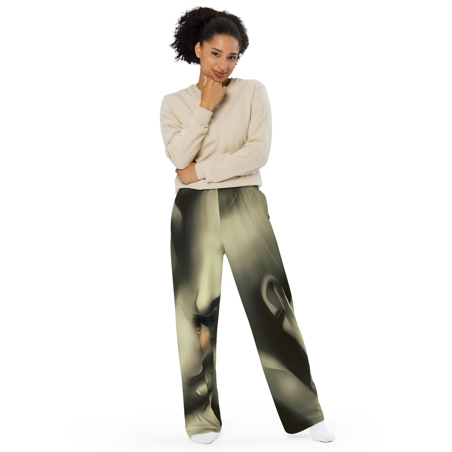 Wide-Leg Pants - Newtonian Whisper