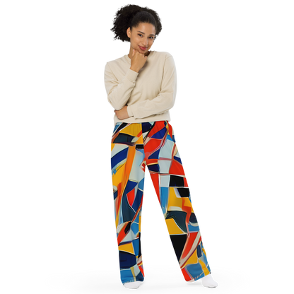 Wide-Leg Pants - Abstract Mingle