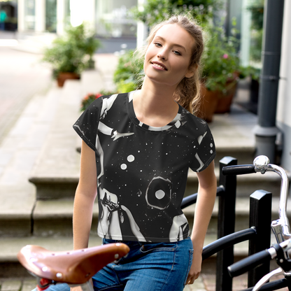 Women's Crop Tee - Galactic Vogue