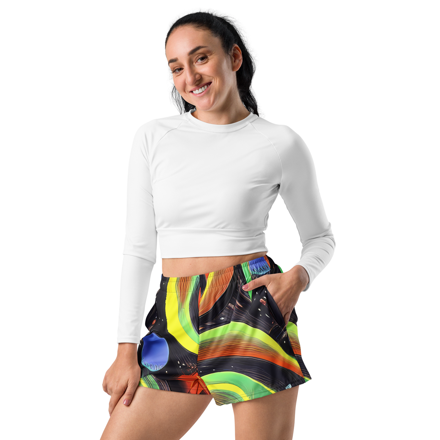 Women’s Athletic Shorts - Tenggren Whirl