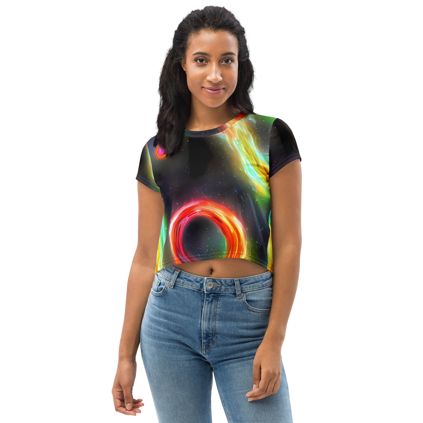 Women's Crop Tee - Sherwood Swirl