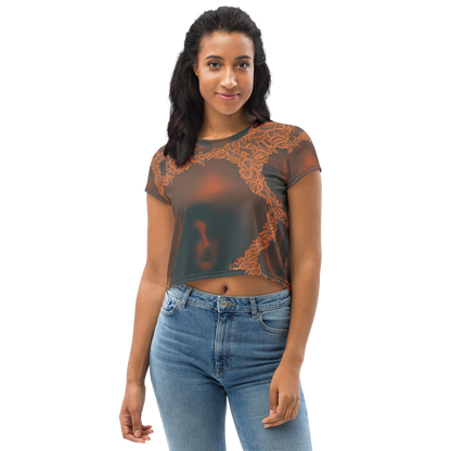 Women's Crop Tee - Chimeric Visage