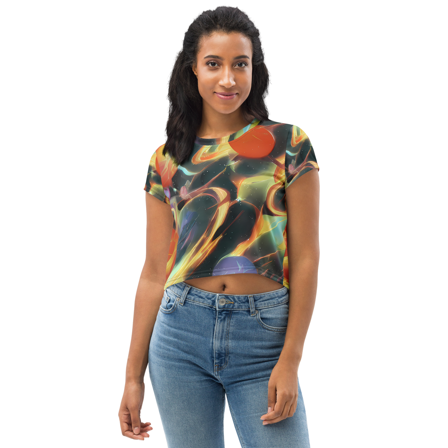 Women's Crop Tee - Fabritius Fantasy