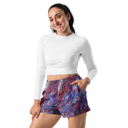 Women’s Athletic Shorts - Nihei Nightscape