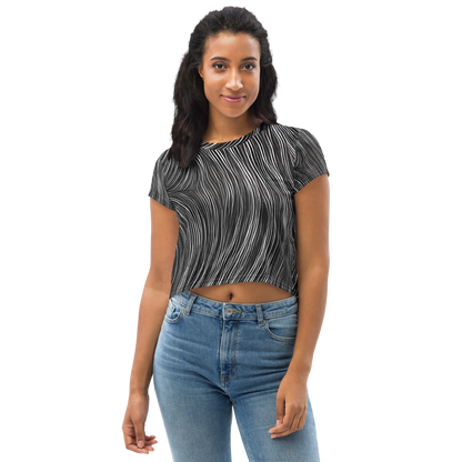 Women's Crop Tee - Wirth Waves