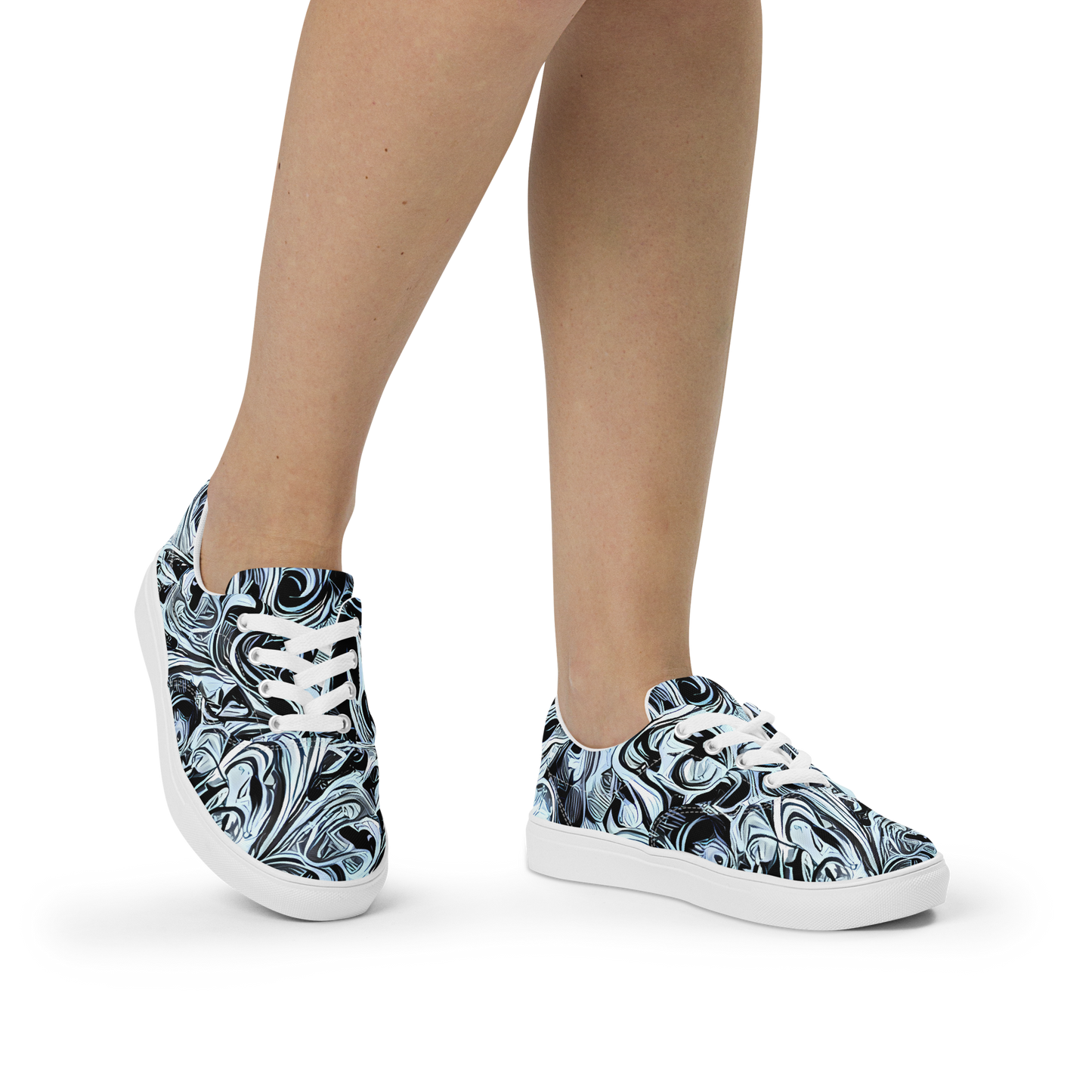 Women's Lace-Up Canvas Shoes - Horkey's Nebula