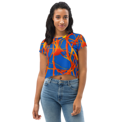 Women's Crop Tee - Vivid Plexus