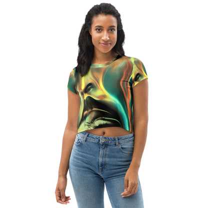 Women's Crop Tee - Newtonian Visage