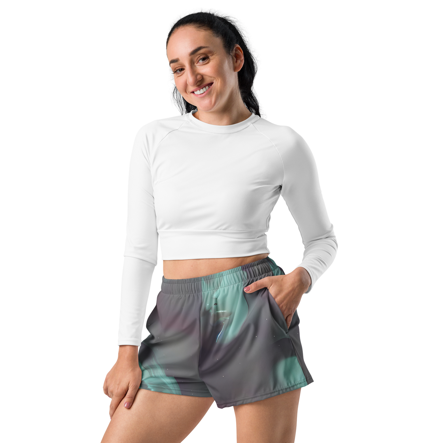 Women’s Athletic Shorts - Surreal Dreams