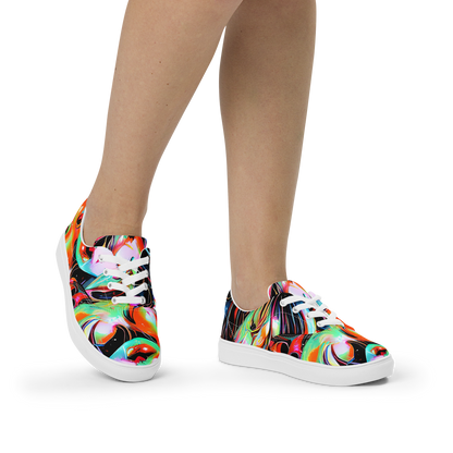 Women's Lace-Up Canvas Shoes - Viveros Vortex