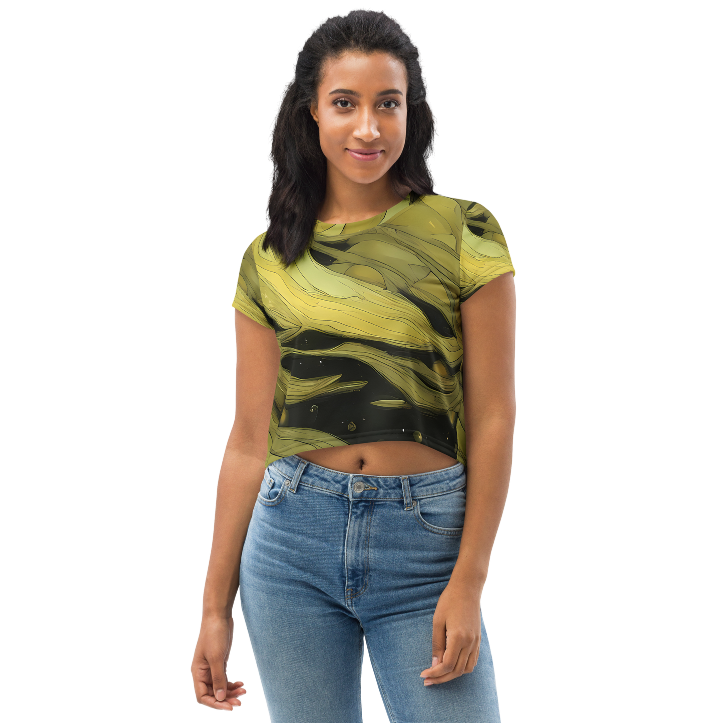 Women's Crop Tee - Whispered Breeze