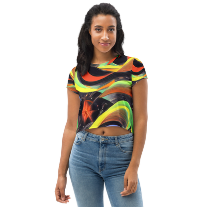 Women's Crop Tee - Tenggren Whirl