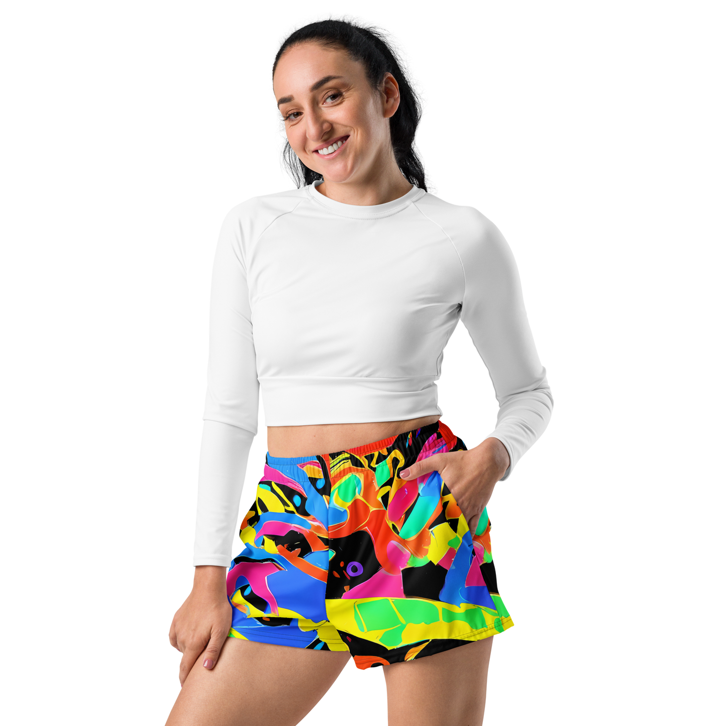 Women’s Athletic Shorts - Orbit Opus