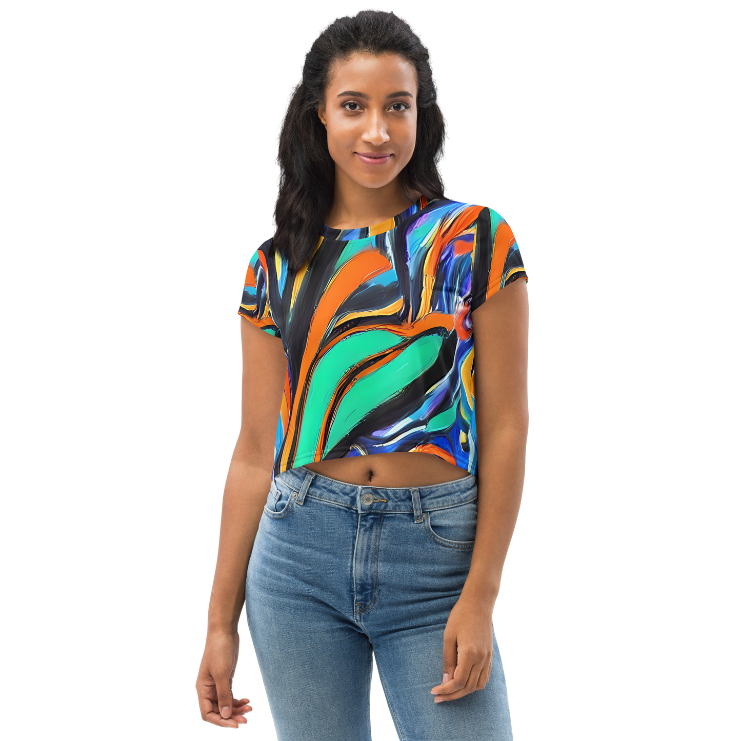 Women's Crop Tee - Carr's Whirl