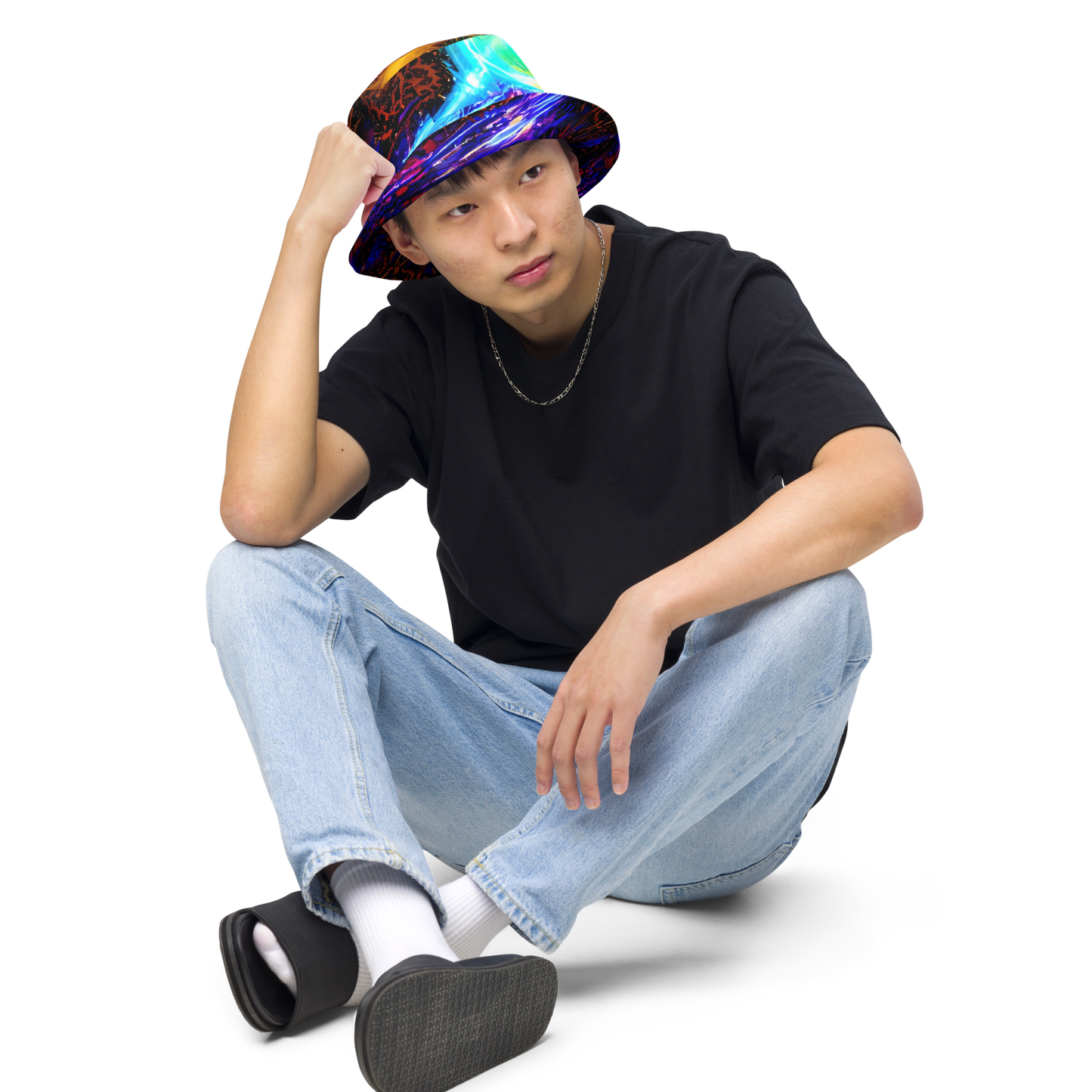 Reversible Bucket Hat - Neon Füssli