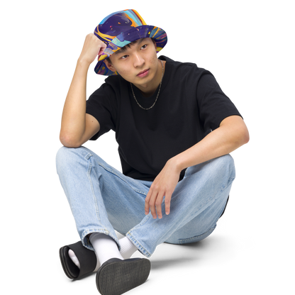 Reversible Bucket Hat - Whimsical Fusion