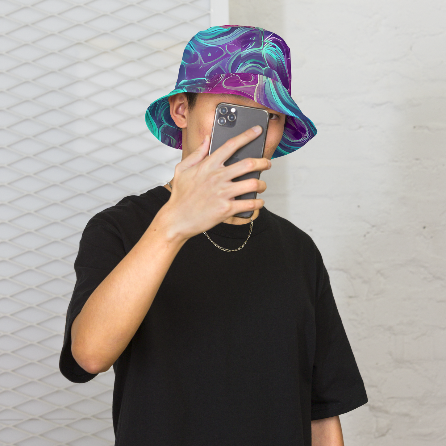Reversible Bucket Hat - Galactic Bloom