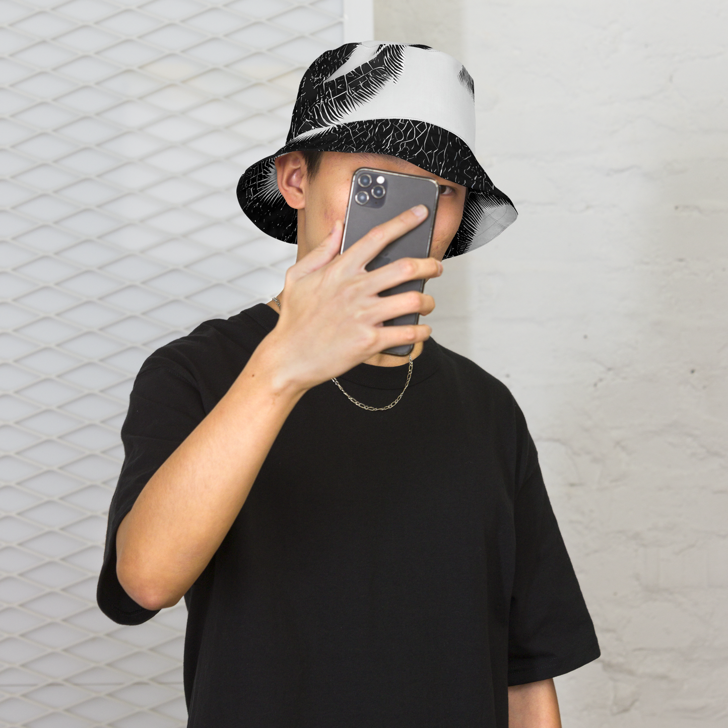 Reversible Bucket Hat - Ray's Illusion