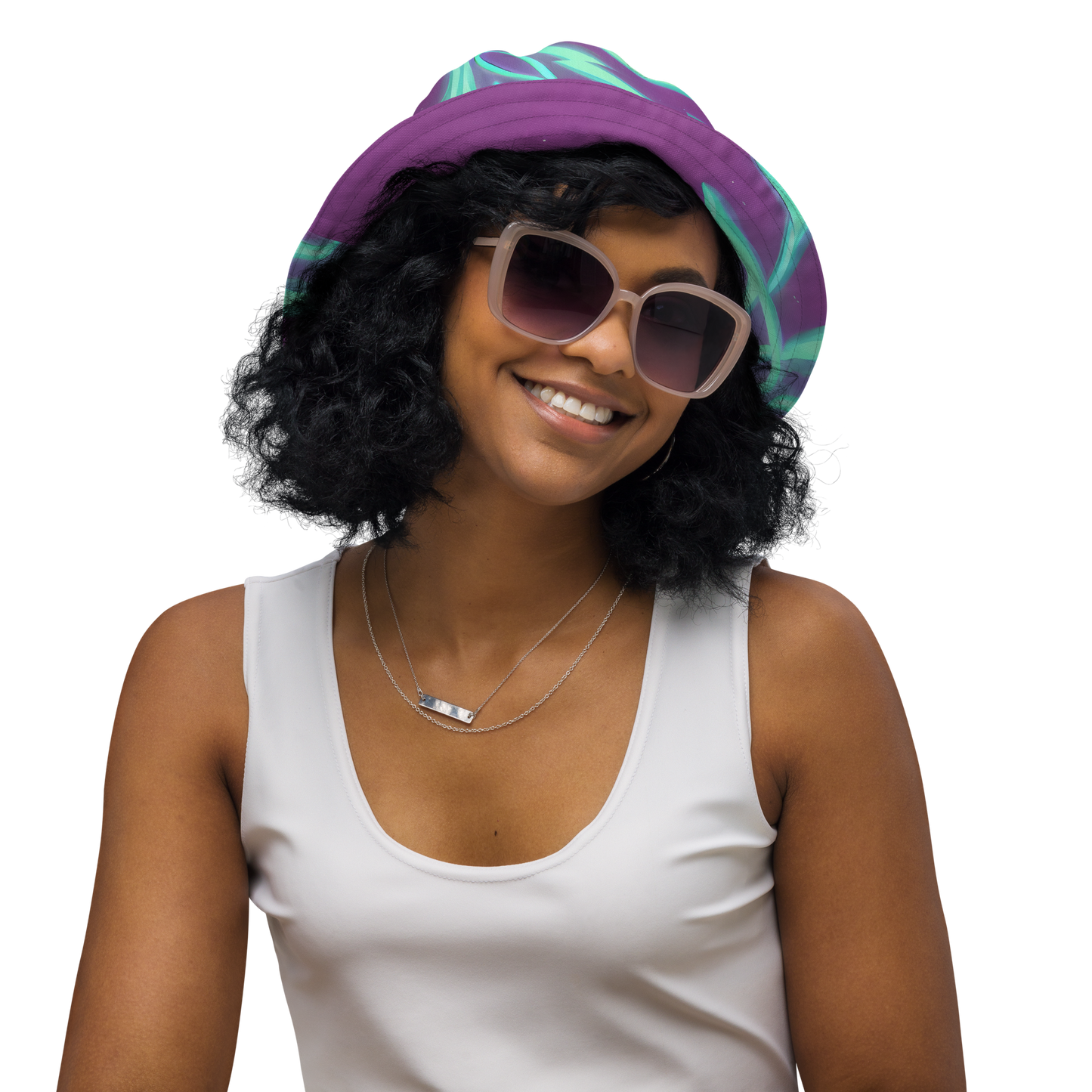 Reversible Bucket Hat - Neon Drift