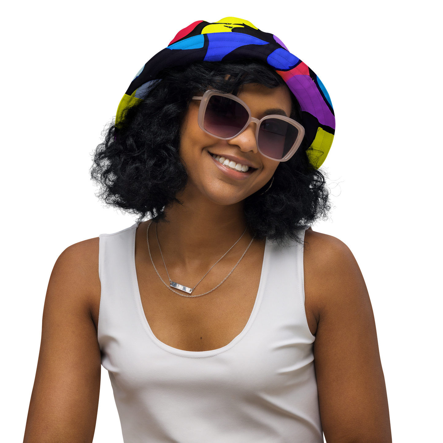 Reversible Bucket Hat - Miró's Mosaic