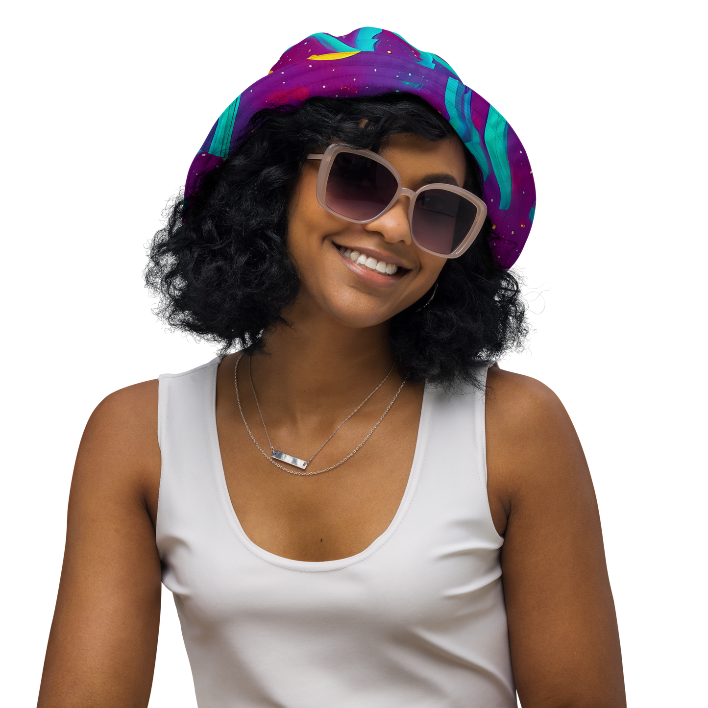 Reversible Bucket Hat - Cosmic Current